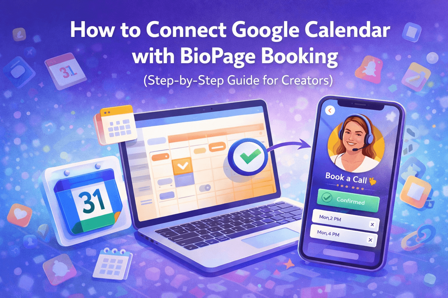 How to Connect Google Calendar with BioPage Booking