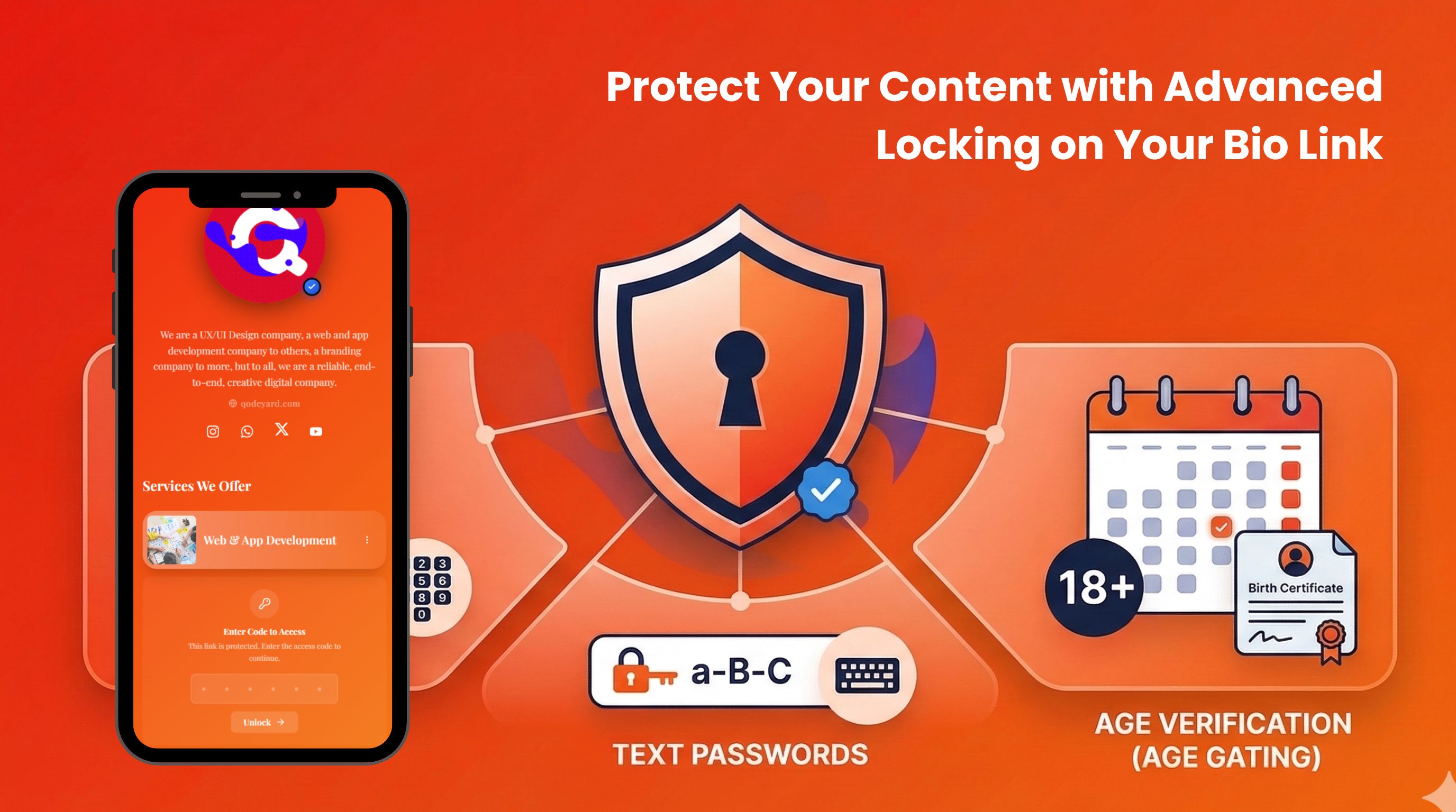 Protect Your Content with Advanced Locking on Your Bio Link