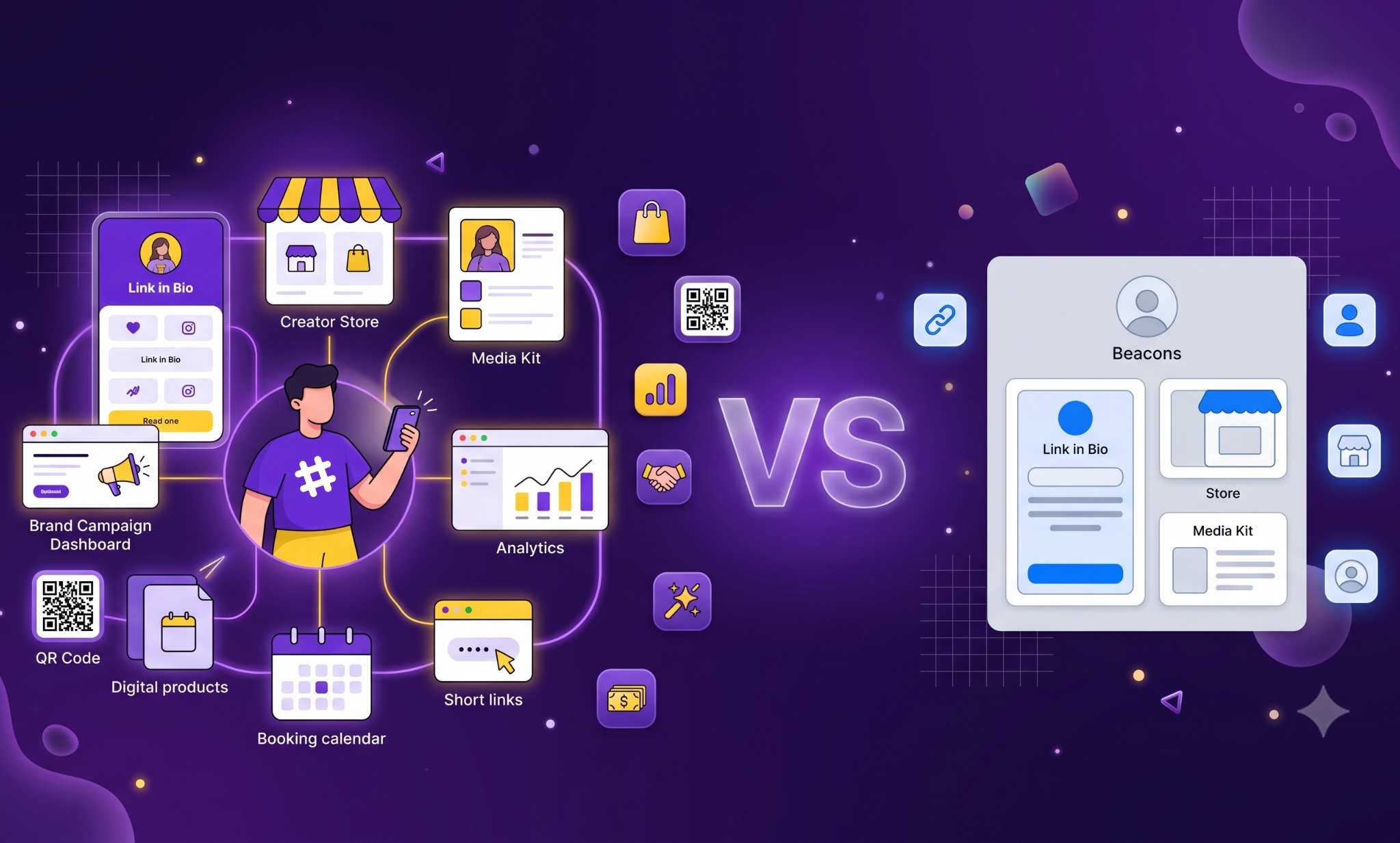 Lnkk.it vs. Beacons (2026): Full Comparison — Which One Actually Pays Off?