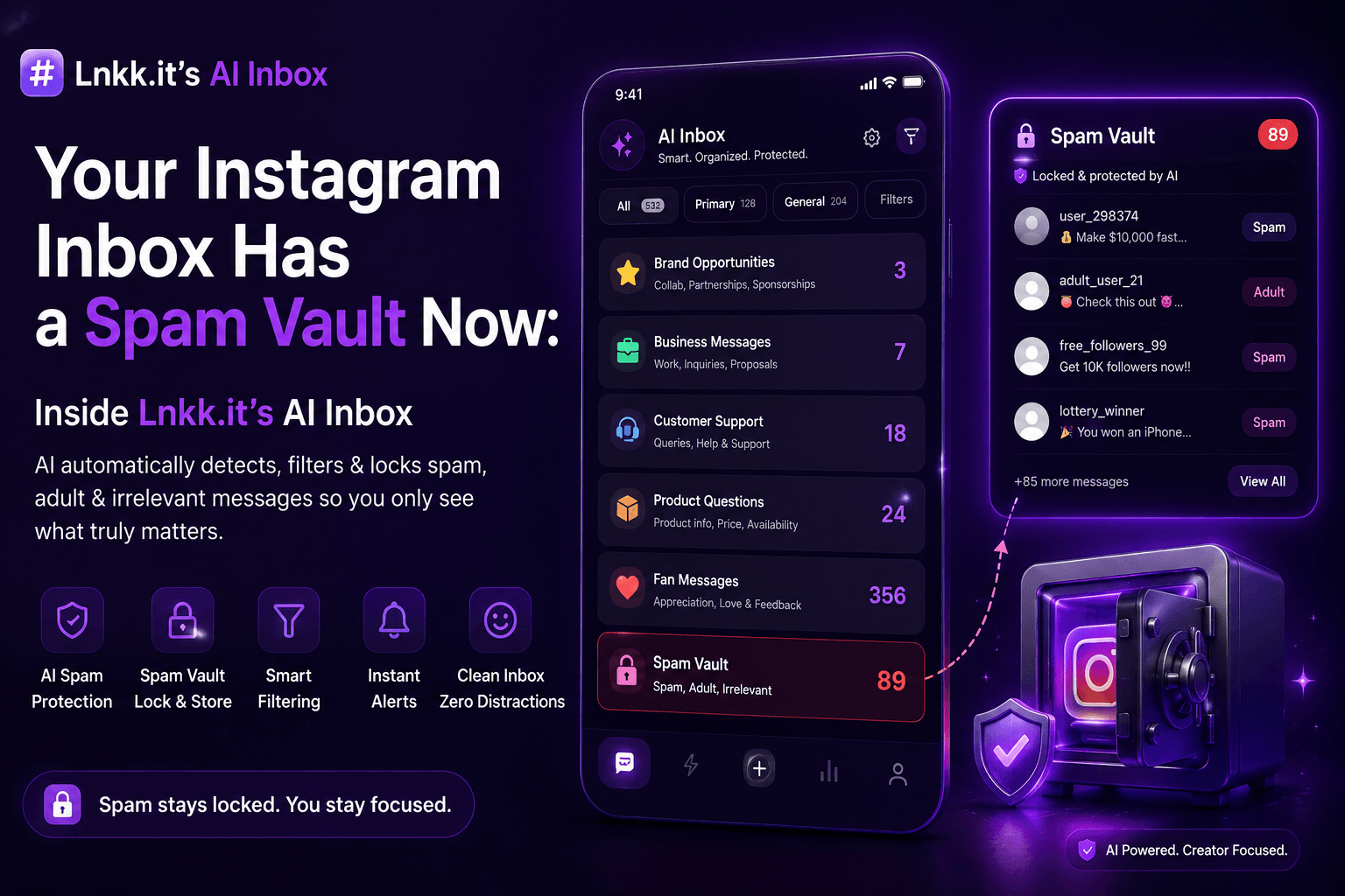 Your Instagram Inbox Has a Spam Vault Now: Inside Lnkk.it's AI Inbox