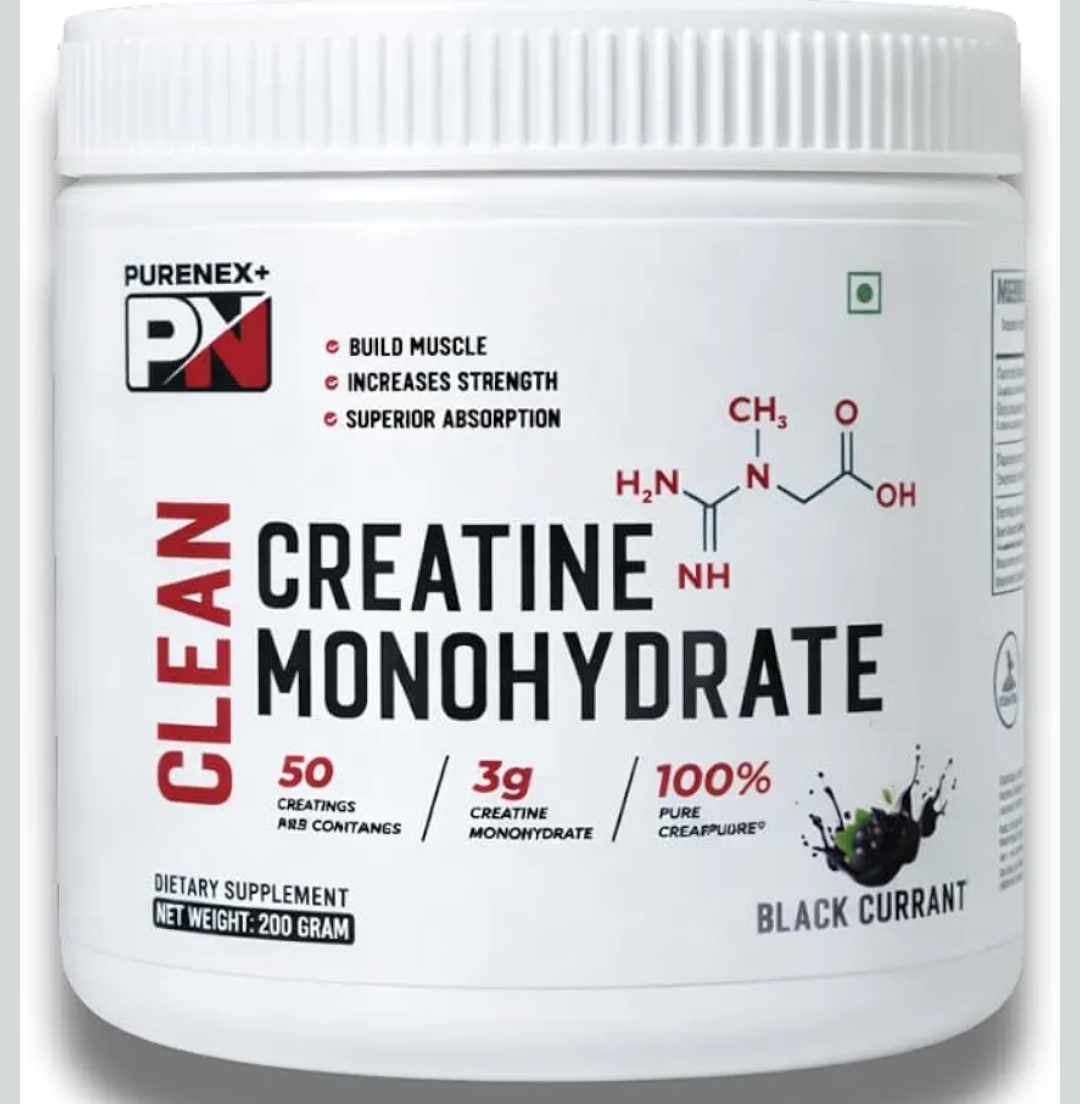 PURENEX+ Clean Creatine Monohydrate Black Currant Flavor : Amazon
