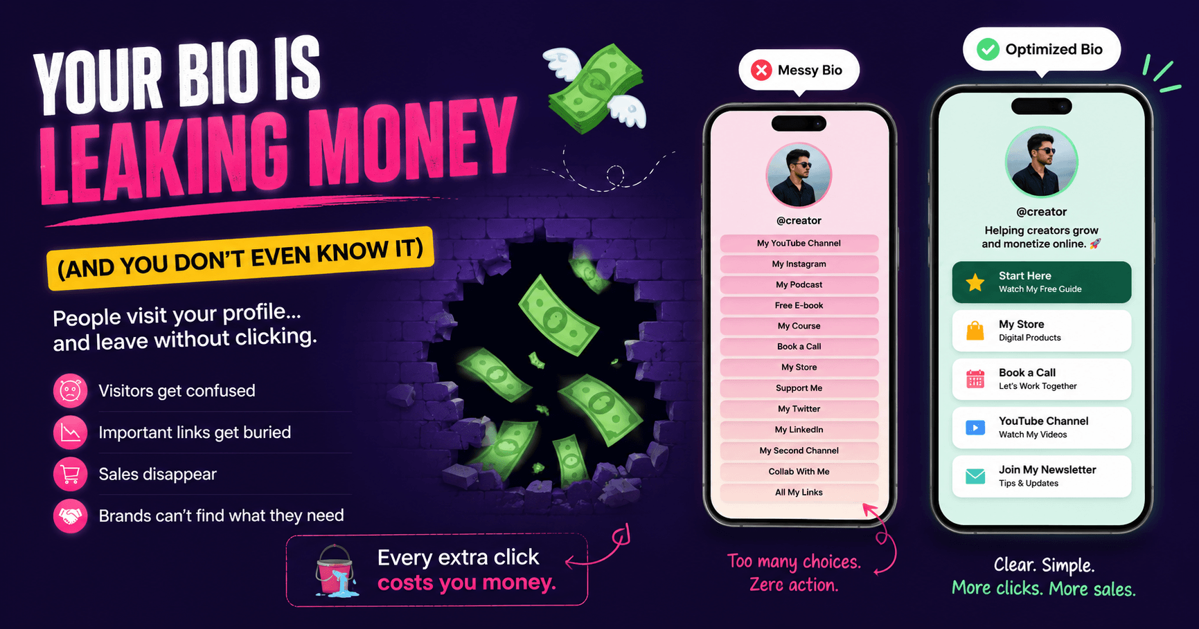 🔥 Your Bio Is Losing You Money Every Single Day